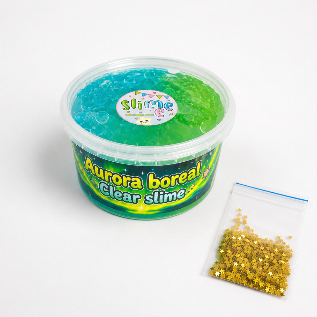 Aurora Boreal Clear Slime