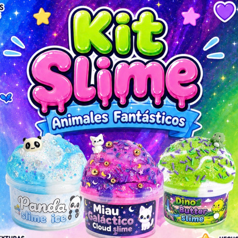 Pack Animales Fantásticos Slime e