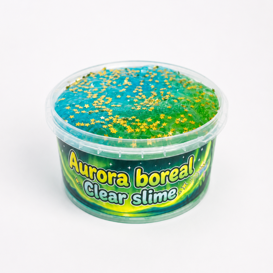 Aurora Boreal Clear Slime