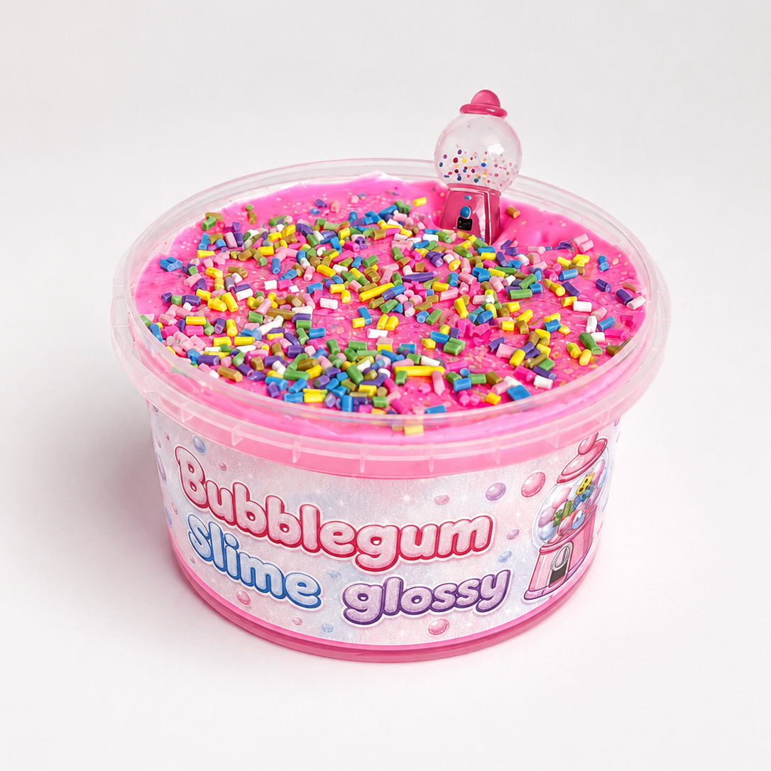 Bubblegum Glossy Slime